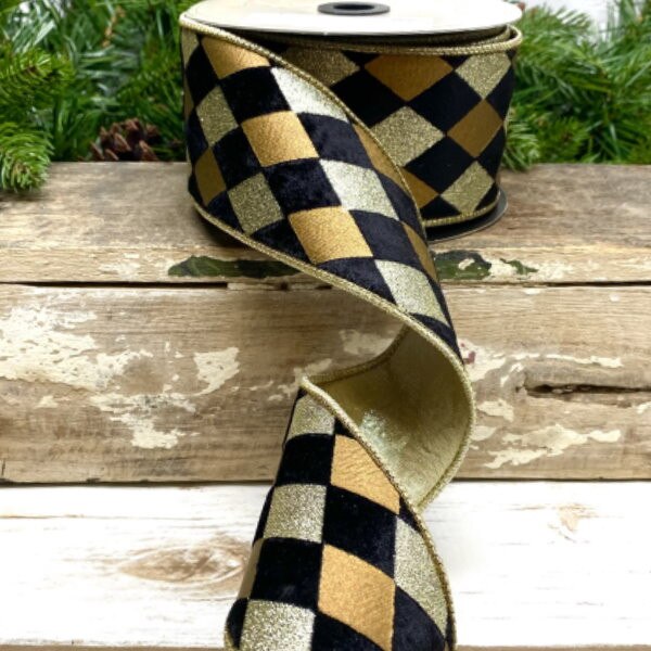 Velvet Metallic Harlequin